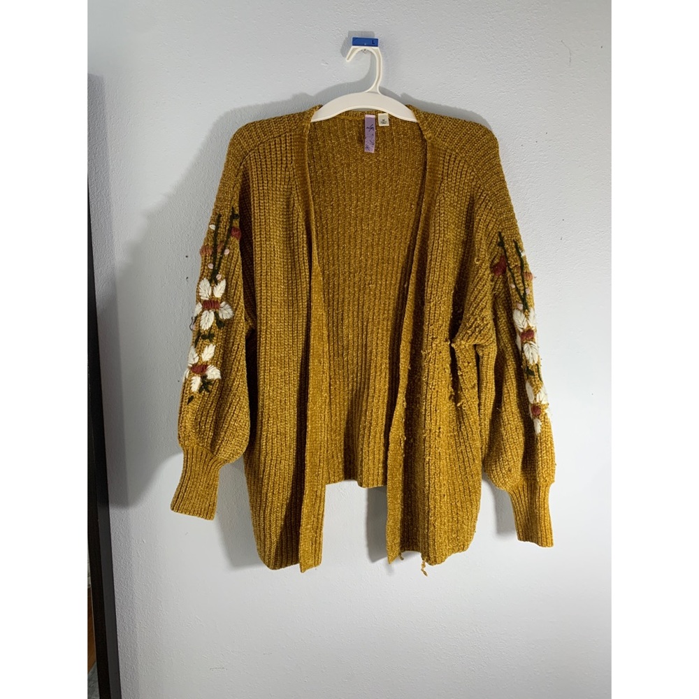 Urban Outfitters Embroidered Floral Cardigan